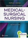 Test Bank Davis Advantage for Medical-Surgical Nursing: Making Connections to Practice 2nd edition Hoffman Sullivan Test Bank - All chapters | Complete Guide 2023