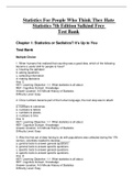 Test Banks for Statistics 1,2,3,4,5,6,7,8,9 TEST BANKS BUNDLE / Statistics Test banks | All Chapters 400+ , All Pages, Full Package Answers