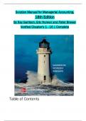 Solution Manual for Managerial Accounting&comma; 18th Edition By Ray Garrison&comma; Eric Noreen and Peter Brewer&comma; All 1-16 Chapters Covered &comma;Latest Edition 