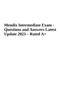 Mendix Intermediate Exam - Questions and Answers Latest Update 2023 – Rated A+