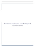 Ham’s Primary Care Geriatrics: A Case-Based Approach 6th Edition Test Bank