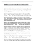 ATI RN Leadership Online Practice 2019 A &lpar;Q&A&rpar;