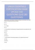 LINUX ESSENTIALS CERTIFICATION EXAM LPI 010-150 QUESTIONS QUIZ &lpar;80 QUESTIONS&rpar;