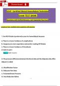 CCHT Exam TEST BANK &lpar;300&plus; Ques & Ans&rpar; Questions and Verified Answers &lpar;2024 &sol; 2025&rpar;&comma; 100&percnt; Guarantee Pass Score