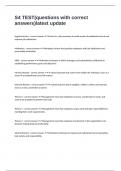 S4 TEST&lpar;questions with correct answers&rpar;latest update 