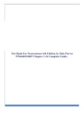 Test Bank For Neuroscience 6th Edition by Dale Purves 9781605353807 Chapter 1-34 Complete Guide &period;