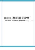 BIOD 121 MODULE 5 EXAM QUESTIONS & ANSWERS&period;