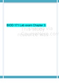 BIOD 171 Lab exam Chapter 3 Questions & Answers&period;