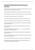 Sprinkler Study Guide Exam Questions and Answers&period;
