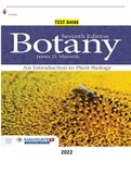 COMPLETE - Elaborated Test Bank for Botany - An Introduction to Plant Biology Ed.7 by James D. Mauseth. ALL Chapters 1-27 Included and updated.