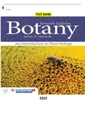 Test Bank for Botany&semi; An Introduction to Plant Biology 7th Edition by James Mauseth