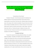&lpar;NURS 6053&rpar; Interprofessional Organizational  and System Leadership &vert;Nursing Informatics  Project Proposal