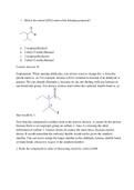 Organic Chemistry 2 Exam Study Guide with Answers