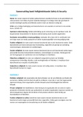 Samenvatting Veiligheidskunde Safety & Security 