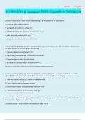 Ati Med Surg Immune With Complete Solutions