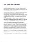 ONS ONCC Chemo Renewal questions and answers rated A&plus; 2025&sol;2026