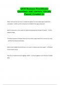 AEM Business Practitioner Questions And Answers Already Passed &vert; Graded A&plus;