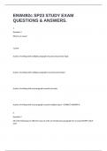 ENW492c SP23 STUDY EXAM QUESTIONS & ANSWERS&period;