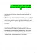AEM Exam Prep Questions and answers already passed &vert; Graded A&plus;