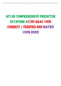 Ati Exit Exam Rn Comprehensive Predictor &lpar;Completed Past Paper&rpar; V2