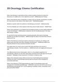 3S Oncology Chemo Certification questions and answers rated A&plus; 2025&sol;2026