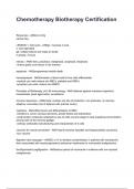 ONCC Chemotherapy Immunotherapy All exams 2025&sol;2026 questions and answers rated A&plus;  &lpar;ALL BUNDLED HERE&excl;&excl;&excl;&rpar;