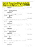 Bio 256 Exam 4&lpar;well illustrated with diagrams and pictures A&plus; GRADED&rpar; Bio 256 Exam 4&lpar;well illustrated with diagrams and pictures A&plus; GRADED&rpar; Bio 256 Exam 4&lpar;well illustrated with diagrams and pictures A&plus; GRADED&rpar; Bio 256 Exam 4&lpar;well illustrated with diagrams