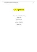 CRJ 615 - Assignment 3  Holistic Victim Restitution Plan Outline