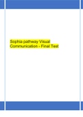  Sophia pathway Visual Communication - Final Test 100% Correct