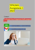 TPN2601 Assignment 1 2023