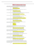 HESI FUNDAMENTALS 2022-2023 LATEST EXAM QUESTIONS AND ANSWERS GRADED