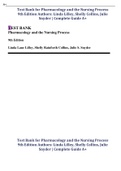 TEST BANK for Pharmacology for Canadian Health Care Practice 3rd Edition Lilley&period; ALL 58 CHAPTERS&period; 223 Pages&period;