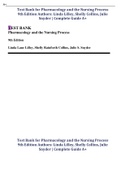 TEST BANK for Pharmacology for Canadian Health Care Practice 3rd Edition Lilley. ALL 58 CHAPTERS. 223 Pages.