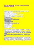 NYPD 3rd Trimester Exam &lpar;2023&sol; 2024&rpar; &vert; Questions and Verified Answers&vert;100 &percnt; Accurate