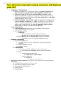 Nurs 421 exam 2&sol;respiratory system assessment and diognostics guide 2022