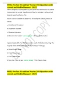 PHTLS Pre-Test 9th edition Version 1NV Questions with correct and Verified Answers &lpar;2023&rpar;