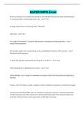 NAPSR&sol;CNPR Certification Exam study guide