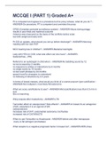 MCCQE I &lpar;PART 1&rpar; Graded A&plus;