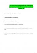 Arizona Life Insurance Exam &vert; Questions and answers with 100&percnt; correct solutions &vert; Graded A&plus;