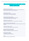 LPN to RN Mobility Exam-with 100&percnt; verified solutions-2023-2024