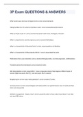 3P Exam Study GUIDE WITH COMPLETE SOLUTIONS