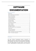 SOFTWARE DOCUMENTATION