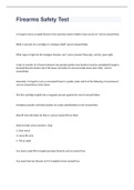 Firearms Safety Test exam 2023 with 100&percnt; correct answers