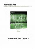 Federal Tax Research&comma; 13th Edition &ndash; Roby Sawyers & Steven Gill &ndash; Complete Test Bank with Answers &lpar;All Chapters&rpar;