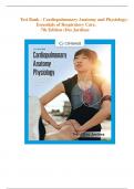 Test Bank - Cardiopulmonary Anatomy and Physiology&colon; Essentials of Respiratory Care&comma; 7th Edition &lpar;Des Jardins 2024&rpar;
