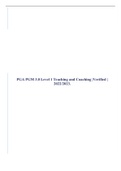 PGA PGM 3.0 Level 1 Teaching and Coaching |Verified | 2022/2023.