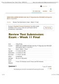 NRNP 6552 Final Exam &lpar;3 Versions&comma; 300 Q & A&comma; Latest&rpar; & NRNP 6552 Midterm Exam &lpar;2 Versions&comma; 200 Q & A&comma; Latest&rpar;&colon; Walden University &vert; 100&percnt; Correct Q & A &vert;