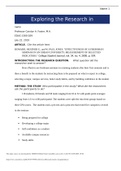  EDUC 1300 Peer Reviewed Research Article Assignment study guide