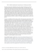 EDUC-1300-029 Leadership Style Group Discussion 4 The Bureaucratic Model  spring 2023
