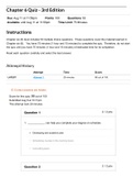 Chapter 6 Quiz - 3rd Edition &lowbar; EDUC-1300-029 spring 2023  Exam Study Guide Questions and Answers